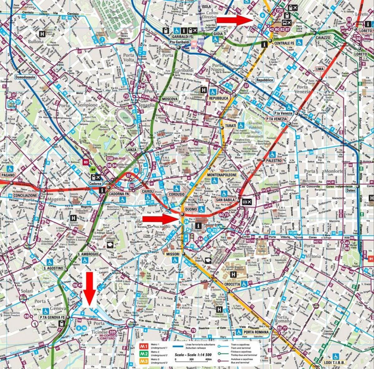 Milano Navigli mapie