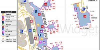 Mapa Mediolanu lotnisk i dworców kolejowych.
