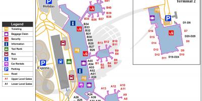 Mapa Malpensa terminal 2
