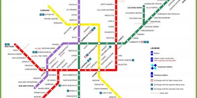 Metra Milano mapie 