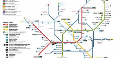 Mapa Mediolanu autobusem nr 73 trasy